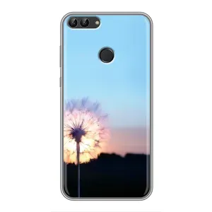 Силиконовый Чехол с одуванчиками на Huawei Honor 9 Lite (Закат с одуванчиком)