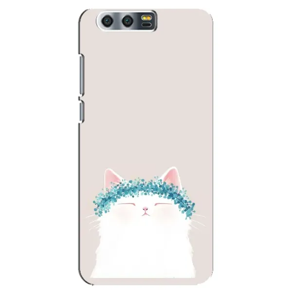 Чехол с рисунком «Белый котик» для Huawei Honor 9 (Glory 9, STF) Чехол с рисунком «Белый котик» для Huawei Honor 9 (Glory 9, STF)