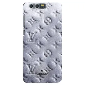 Текстурный Чехол Louis Vuitton для Хуавей Хонор 9 (Белый ЛВ)