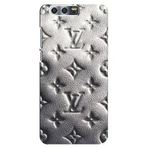 Текстурный Чехол Louis Vuitton для Хуавей Хонор 9 (Бежевый ЛВ)