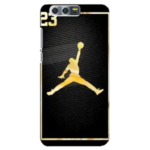 Силиконовый Чехол Nike Air Jordan на Хуавей Хонор 9 (Джордан 23)