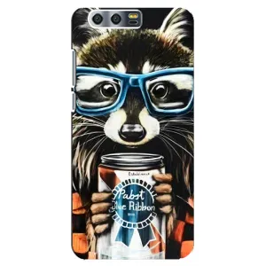 Силіконовий Чохол з Энотами на Huawei Honor 9, Glory 9, STF (Єнот в окулярах)