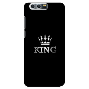 Чехол (Корона на чёрном фоне) для Хуавей Хонор 9 (KING)