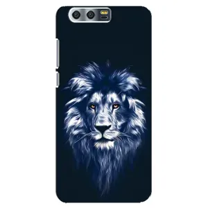 Чохол з картинкою на Huawei Honor 9, Glory 9, STF (Лев – синій)