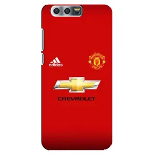 Силиконовые Чехлы принт Футбол на Huawei Honor 9, Glory 9, STF (Man United)