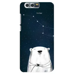 Силіконовий бампер з картинкою звірів для Huawei Honor 9, Glory 9, STF (Ведмедиця)