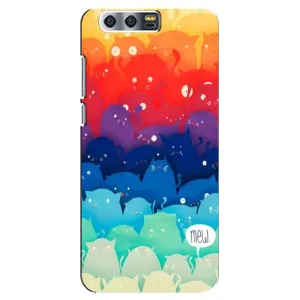 Силіконовий чохол з котиком для Huawei Honor 9, Glory 9, STF (Mew)