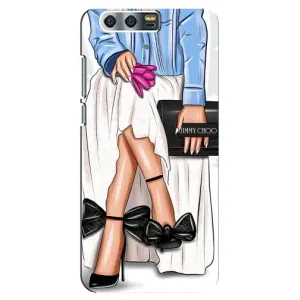 Силиконовый Чехол на Huawei Honor 9, Glory 9, STF с картинкой Стильных Девушек (Мода)