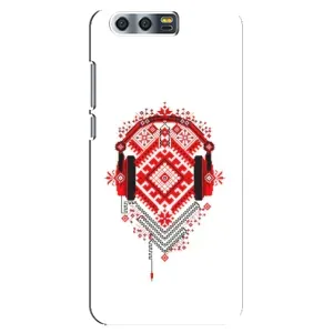 Силиконовый Чехол на Huawei Honor 9, Glory 9, STF с картинкой Вышиванки (Модная вышиванка)