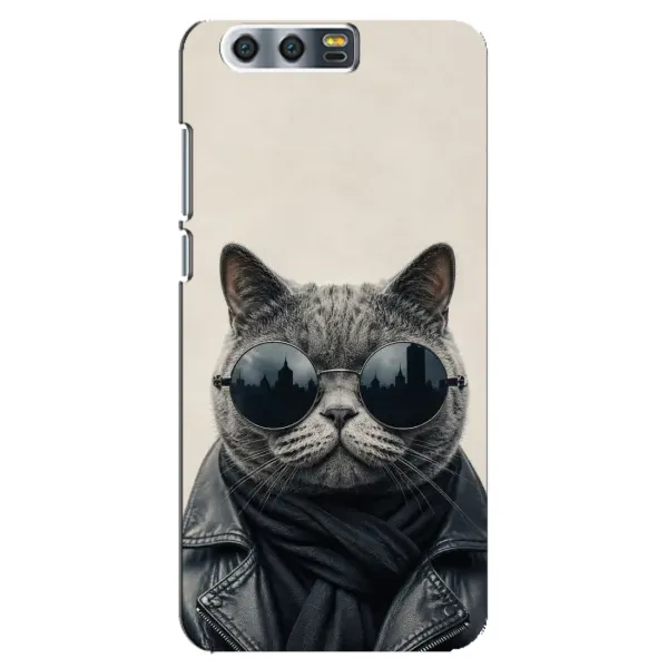 Чехол с рисунком «Модный кот» для Huawei Honor 9 (Glory 9, STF) Чехол с рисунком «Модный кот» для Huawei Honor 9 (Glory 9, STF)