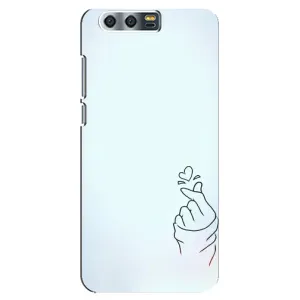 Чехлы (Знак сердечка) на Huawei Honor 9, Glory 9, STF (Сердце на голубом)