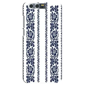 Силиконовый Чехол на Huawei Honor 9, Glory 9, STF с картинкой Вышиванки (Синяя вышиванка)