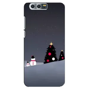Чехлы на Новый Год Huawei Honor 9, Glory 9, STF (Снеговички)