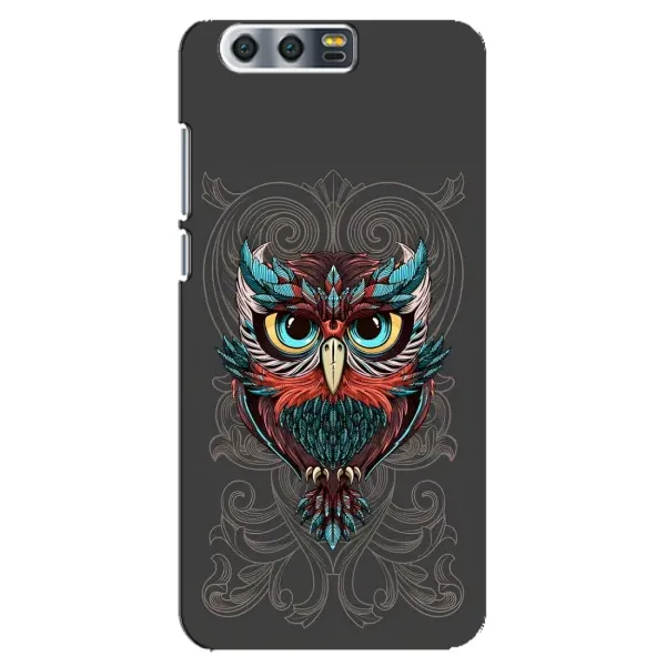 Чехол с рисунком «Сова на сером» для Huawei Honor 9 (Glory 9, STF)