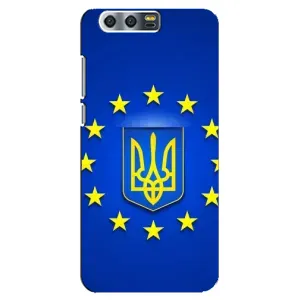 Чехол с Украинской символикой на Хуавей Хонор 9 (Украина это Европа)