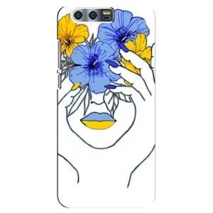 Чехол на Huawei Honor 9, Glory 9, STF Украинский дизайн (Украинка на всю голову)