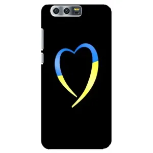 Силиконовый Чехол на Huawei Honor 9, Glory 9, STF (Я-Украина) (Украинское сердце)
