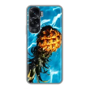 Чехол с изображением вкусной еды для Huawei Honor 90 Lite (Ананас)