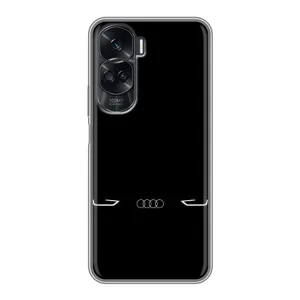 Силіконовий бампер з картинкою машини на Huawei Honor 90 Lite (Сілует Audi)