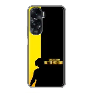 Чехол (TPU) с картинкой "Лого Пабг" на Хонор 90 Лайт (Battlegrounds)