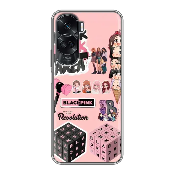 Чехол с рисунком «BLACK PINK коллаж» для Huawei Honor 90 Lite Чехол с рисунком «BLACK PINK коллаж» для Huawei Honor 90 Lite