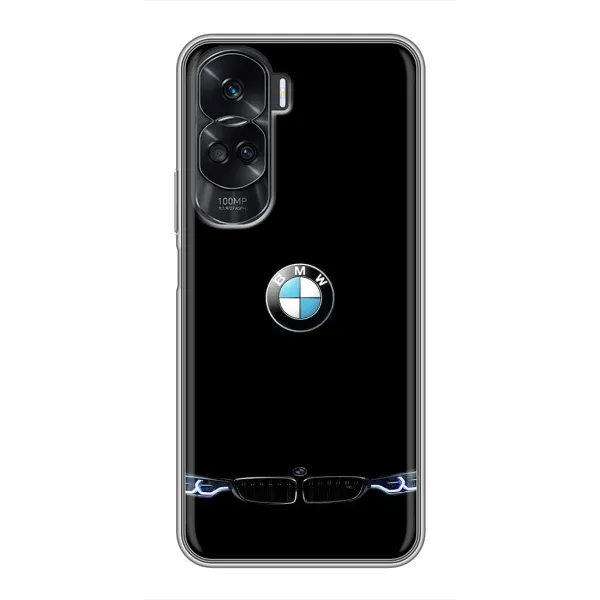 Чехол с рисунком «Черный BMW» для Huawei Honor 90 Lite