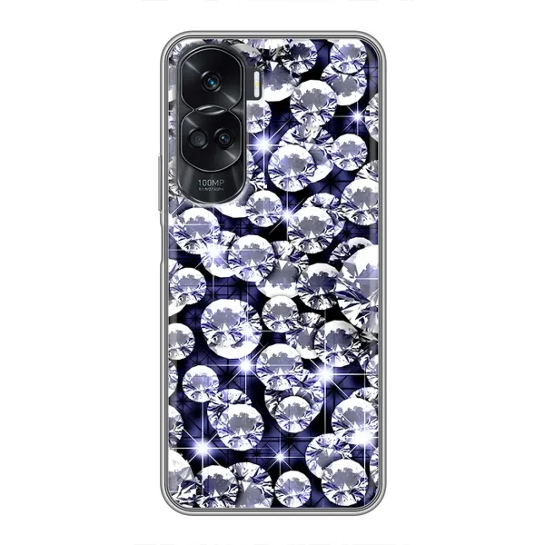 Чехол с рисунком «Бриллианты» для Huawei Honor 90 Lite Чехол с рисунком «Бриллианты» для Huawei Honor 90 Lite