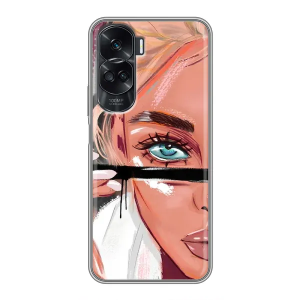 Чехол с рисунком «Девушка и ресницы» для Huawei Honor 90 Lite Чехол с рисунком «Девушка и ресницы» для Huawei Honor 90 Lite