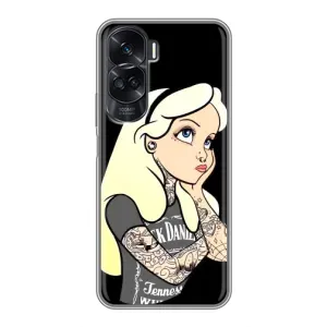 Чохол Стильні дівчата на Huawei Honor 90 Lite (Дівчина образилася)