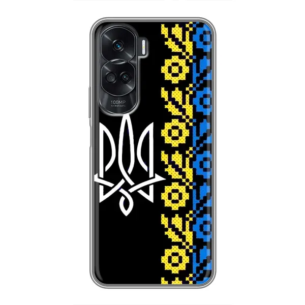 Чехол с рисунком «Герб и вышыванка» для Huawei Honor 90 Lite Чехол с рисунком «Герб и вышыванка» для Huawei Honor 90 Lite