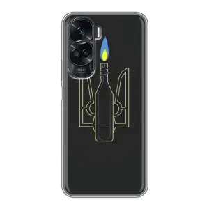 Чохол з картинкою (Патріотичний ГЕРБ) на Huawei Honor 90 Lite (Герб - Молотова)