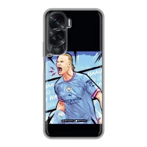 Чехлы с принтом для Huawei Honor 90 Lite Футболист (гол Эрлинг Холланд)