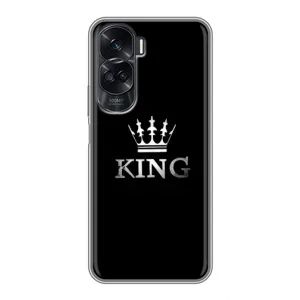Чохол (Корона на чорному фоні) для Хонор 90 Лайт (KING)