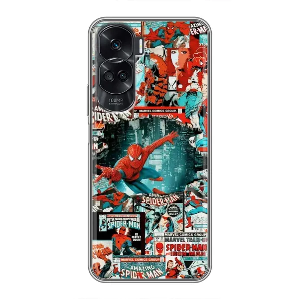 Чехол с рисунком «Комиксы Человек Паук» для Huawei Honor 90 Lite Чехол с рисунком «Комиксы Человек Паук» для Huawei Honor 90 Lite