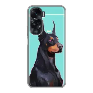 Чехол ДОБЕРМАН для Huawei Honor 90 Lite (Король доберман)