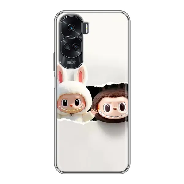 Чехол с рисунком «Фигурки Labubu» для Huawei Honor 90 Lite Чехол с рисунком «Фигурки Labubu» для Huawei Honor 90 Lite