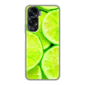 Чехол с изображением вкусной еды для Huawei Honor 90 Lite (Лайм)
