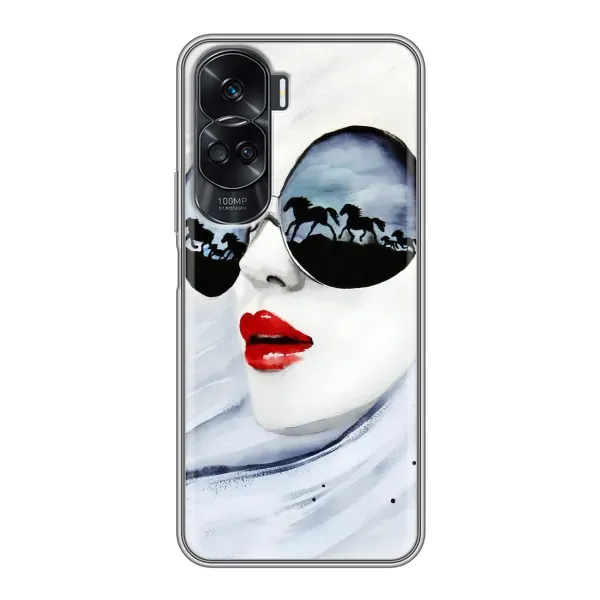 Чехол с рисунком «Любительница коней» для Huawei Honor 90 Lite Чехол с рисунком «Любительница коней» для Huawei Honor 90 Lite