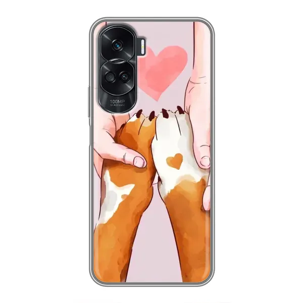Чехол с рисунком «Любовь к собакам» для Huawei Honor 90 Lite Чехол с рисунком «Любовь к собакам» для Huawei Honor 90 Lite