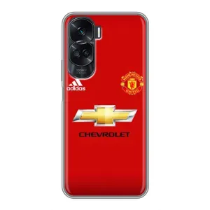 Силиконовые Чехлы принт Футбол на Huawei Honor 90 Lite (Man United)