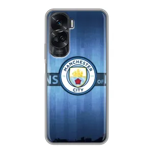 Силиконовые Чехлы принт Футбол на Huawei Honor 90 Lite (ManCity)