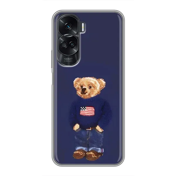 Чехол с рисунком «Мишка USA» для Huawei Honor 90 Lite