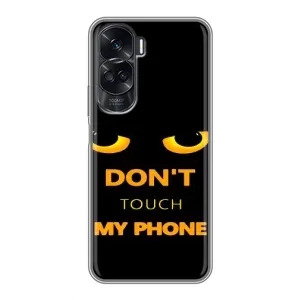 Чехол с Прикольным принтом на Huawei Honor 90 Lite (Не трогай мой телефон)