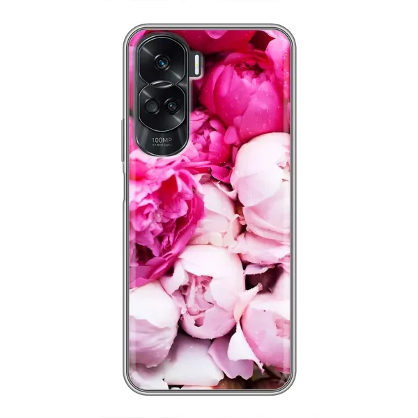 Чехол с рисунком «Пионы» для Huawei Honor 90 Lite Чехол с рисунком «Пионы» для Huawei Honor 90 Lite