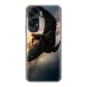 Чохол дракон Беззубик для Huawei Honor 90 Lite (Політ Беззубика)