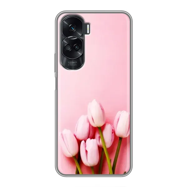 Чехол с рисунком «Розовые тюльпаны» для Huawei Honor 90 Lite Чехол с рисунком «Розовые тюльпаны» для Huawei Honor 90 Lite
