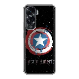 Чехол с Щитом Капитана Америки на Huawei Honor 90 Lite (Щит Капитана)