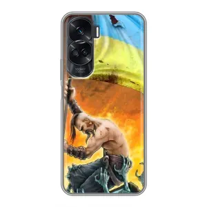 Чохол з картинкою (Патріотичний КОЗАК) на Huawei Honor 90 Lite (Сильний КОЗАК)