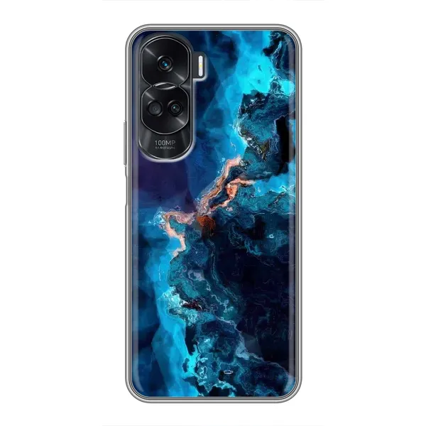 Чехол с рисунком «Синий мрамор» для Huawei Honor 90 Lite Чехол с рисунком «Синий мрамор» для Huawei Honor 90 Lite