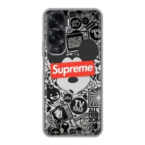 Чехол с Брендами одежды на Хонор 90 Лайт (Supreme Маус)